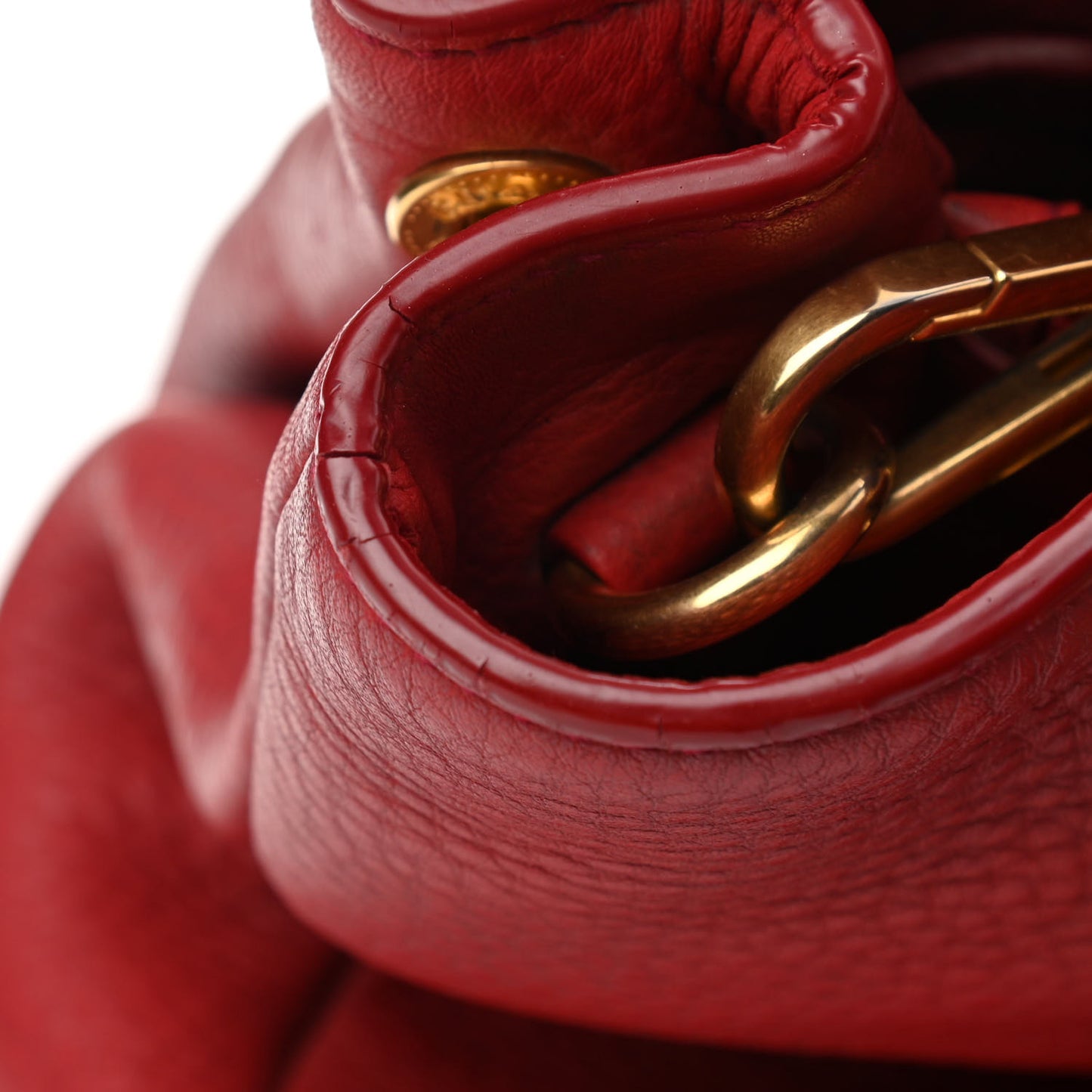 Vitello Daino Tote Rosso