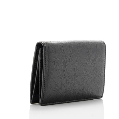 Balenciaga Agneau Giant Gold Card Case Black 3 of 7