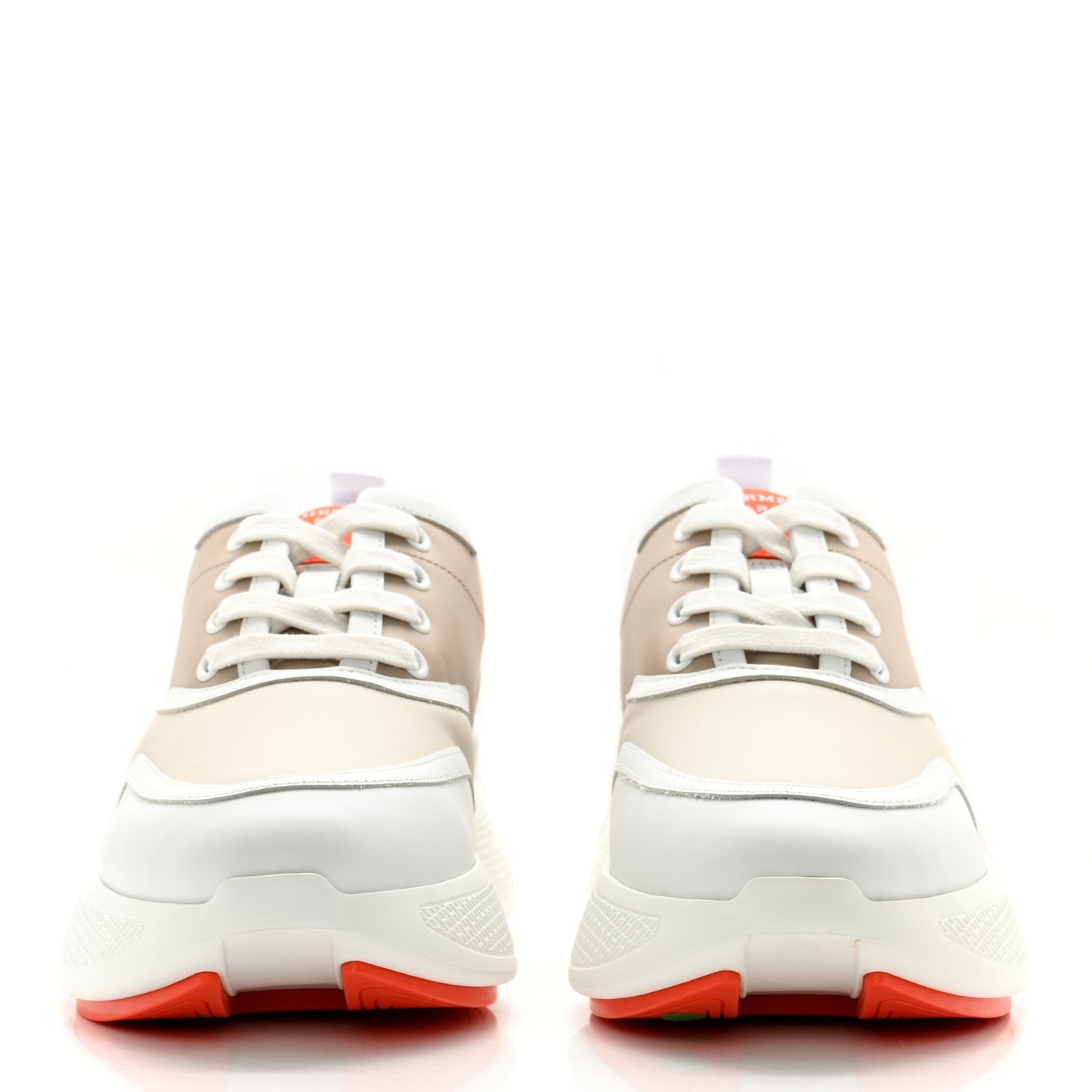 Calfskin Womens Giga Sneakers 37 Multicolor White Gomma