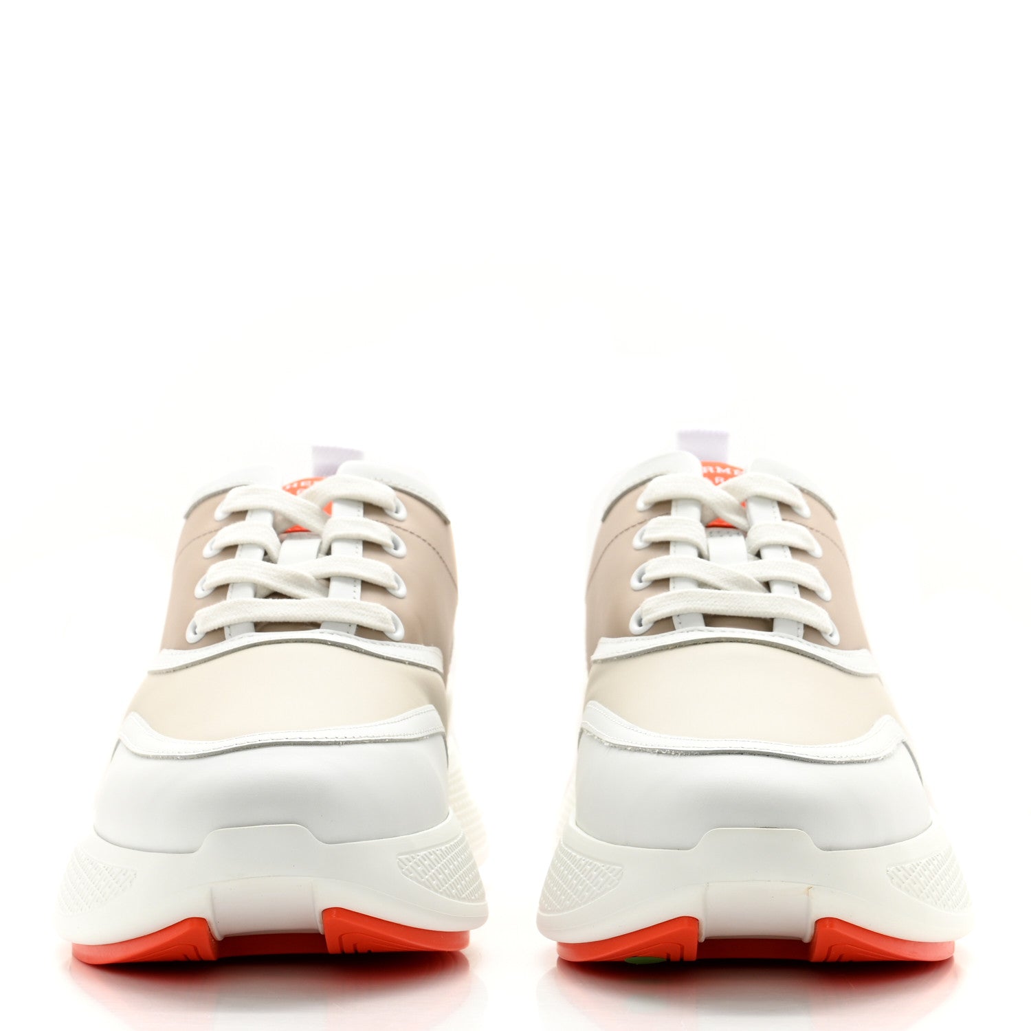 Hermes Calfskin Womens Giga Sneakers 37 Multicolor White Gomma 2 of 11
