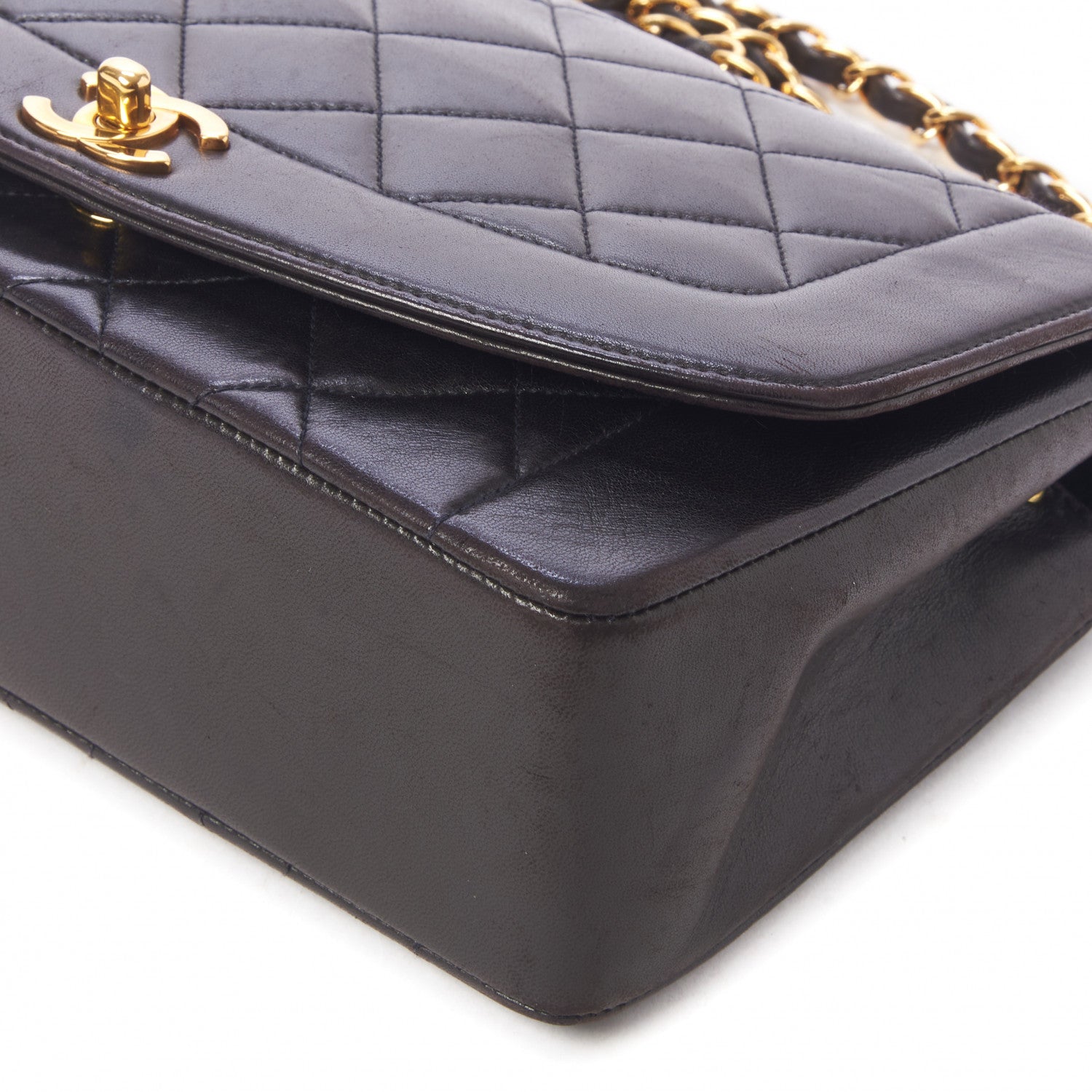Chanel Lambskin Quilted Medium Single Flap Black 5 of 10