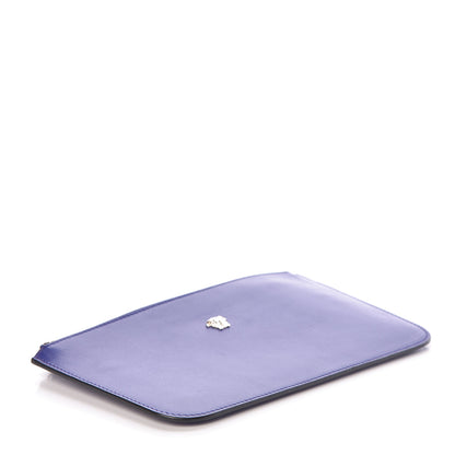Versace Calfskin Medusa Wrist Pouch Purple 4 of 7