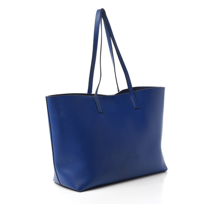 Saint Laurent Calfskin Large Shopping Tote Ultramarine 3 of 10