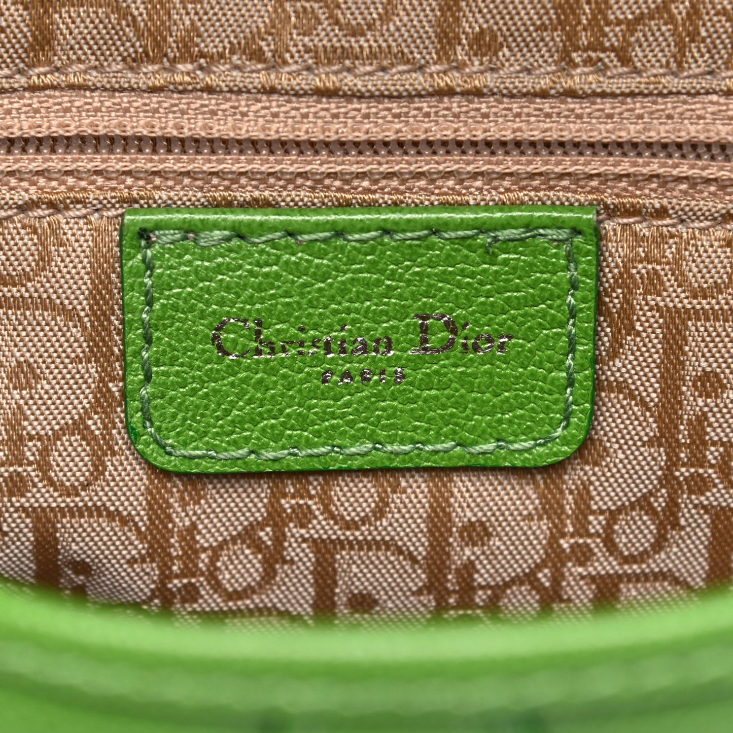 Calfskin Saddle Bag Green