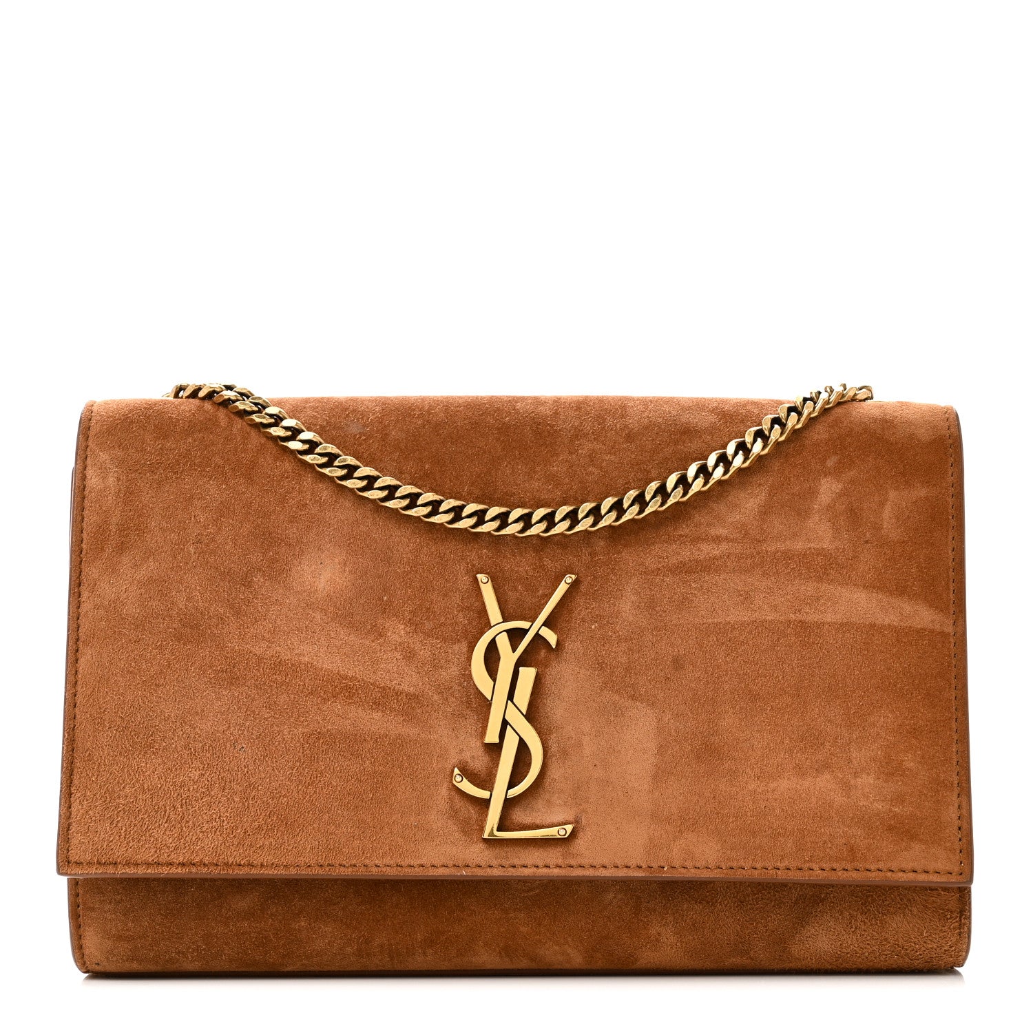 Saint Laurent Suede Small Monogram Kate Satchel Macaron 1 of 10