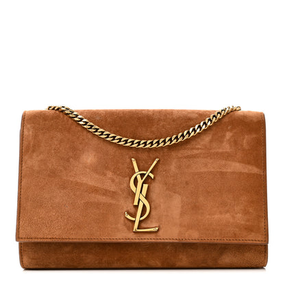 Saint Laurent Suede Small Monogram Kate Satchel Macaron 1 of 10