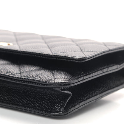 Chanel Caviar Quilted Wallet On Chain WOC Black 7 of 12