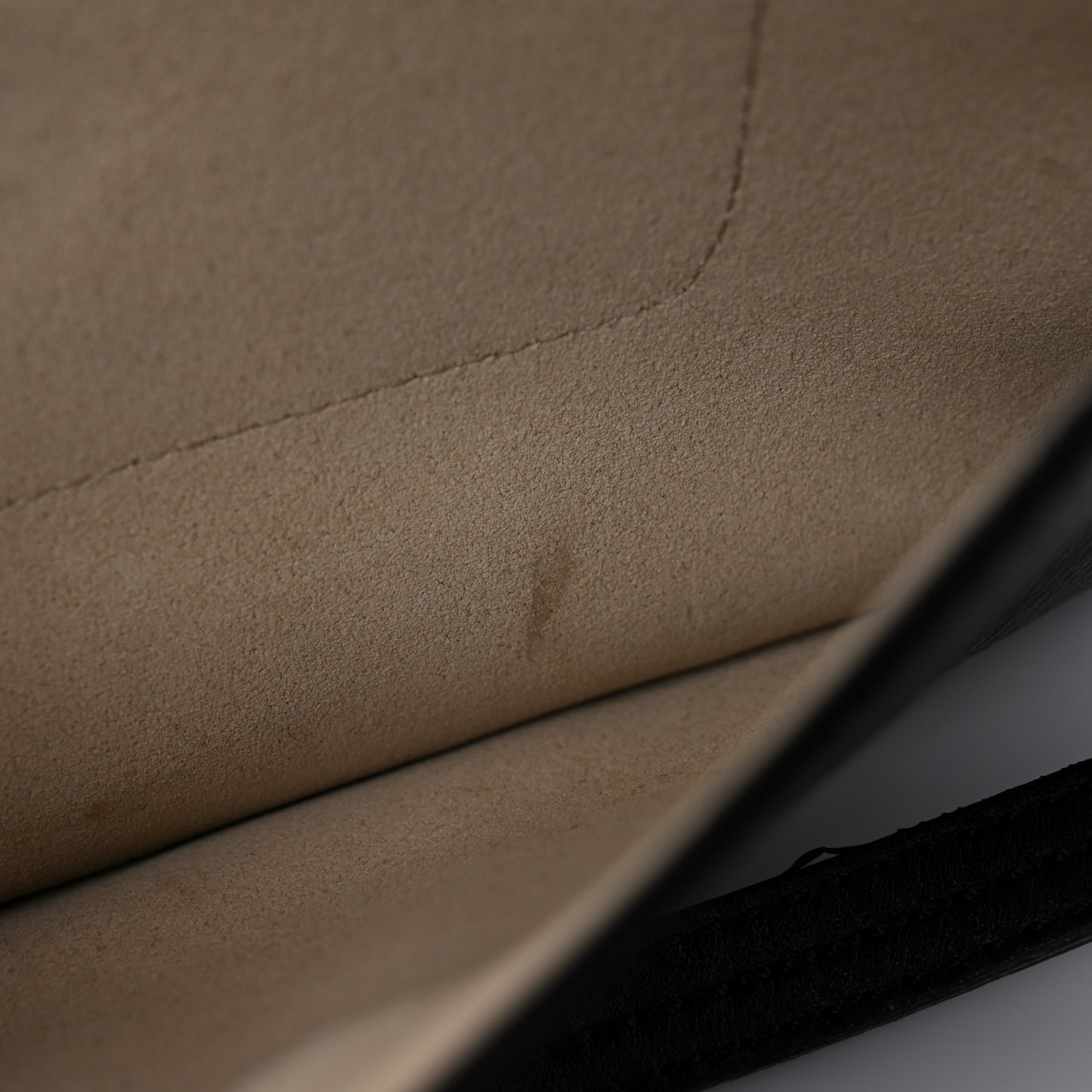 Suede Calfskin Small Faye Shoulder Bag Black