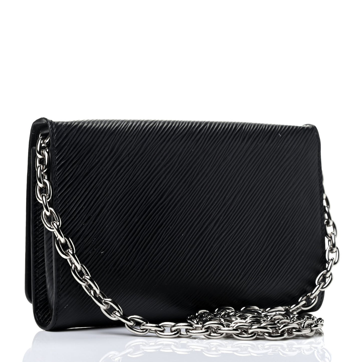 Epi Twist Chain Wallet Black