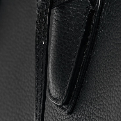 MCM Grained Calfskin Medium Milla Tote Black 9 of 9
