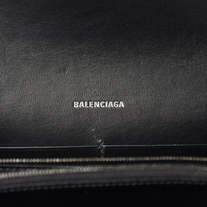 Balenciaga Smooth Calfskin B Continental Chain Bag Black 8 of 10