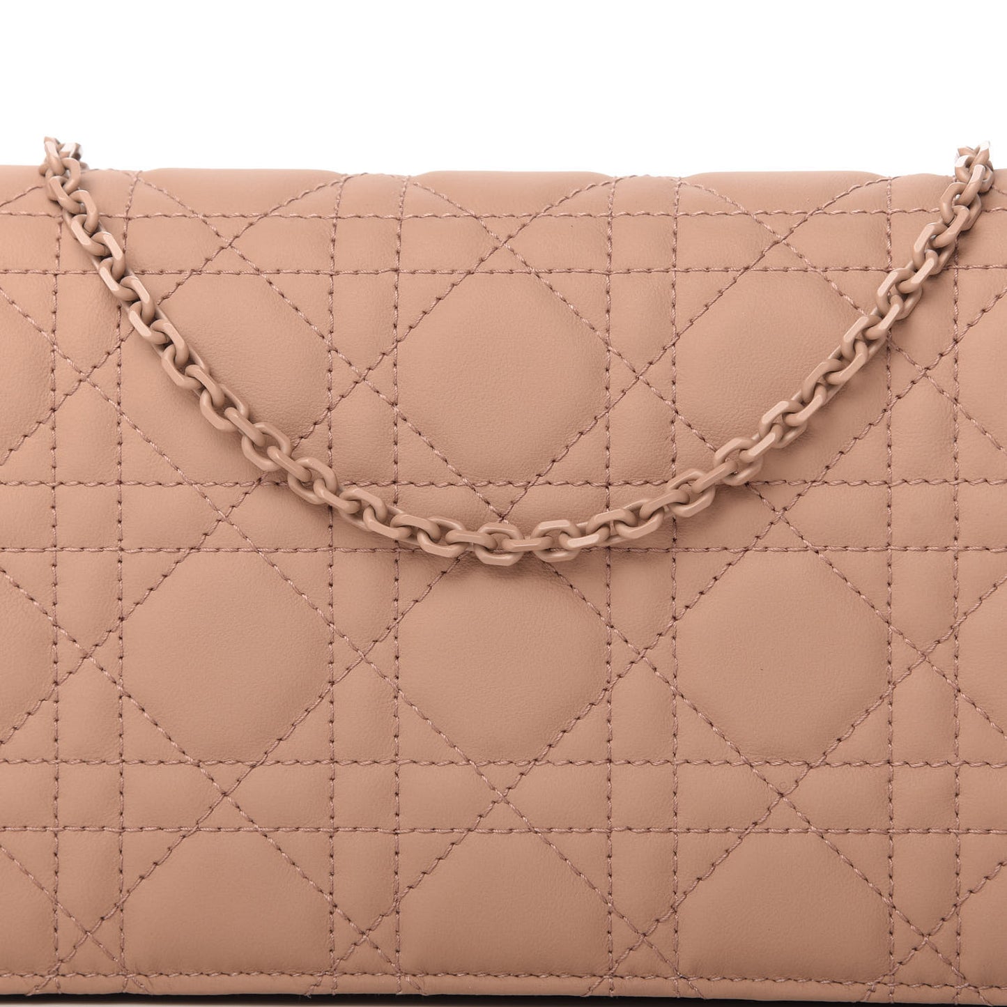 Ultra Matte Calfskin Cannage Lady Dior Clutch Fard