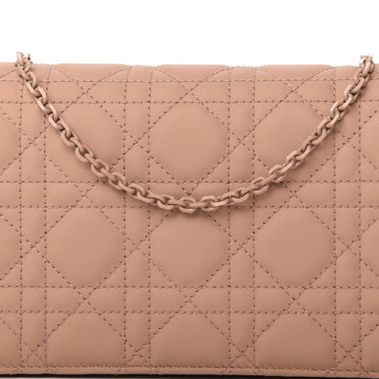 Christian Dior Ultra Matte Calfskin Cannage Lady Dior Clutch Fard 11 of 13