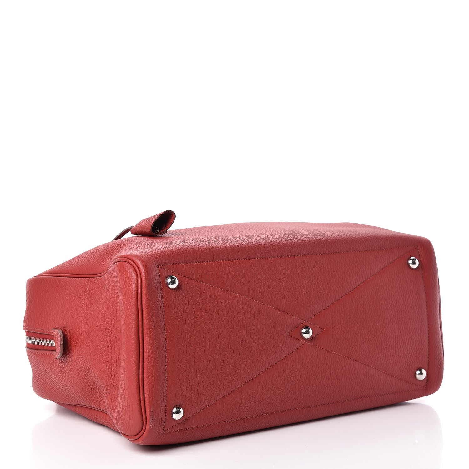 Hermes Taurillon Clemence Victoria II 35 Rouge Garance 4 of 13