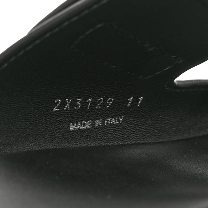 Prada Vitello Sport Triangle Logo Mens Strap Sandals 11 Black 9 of 10