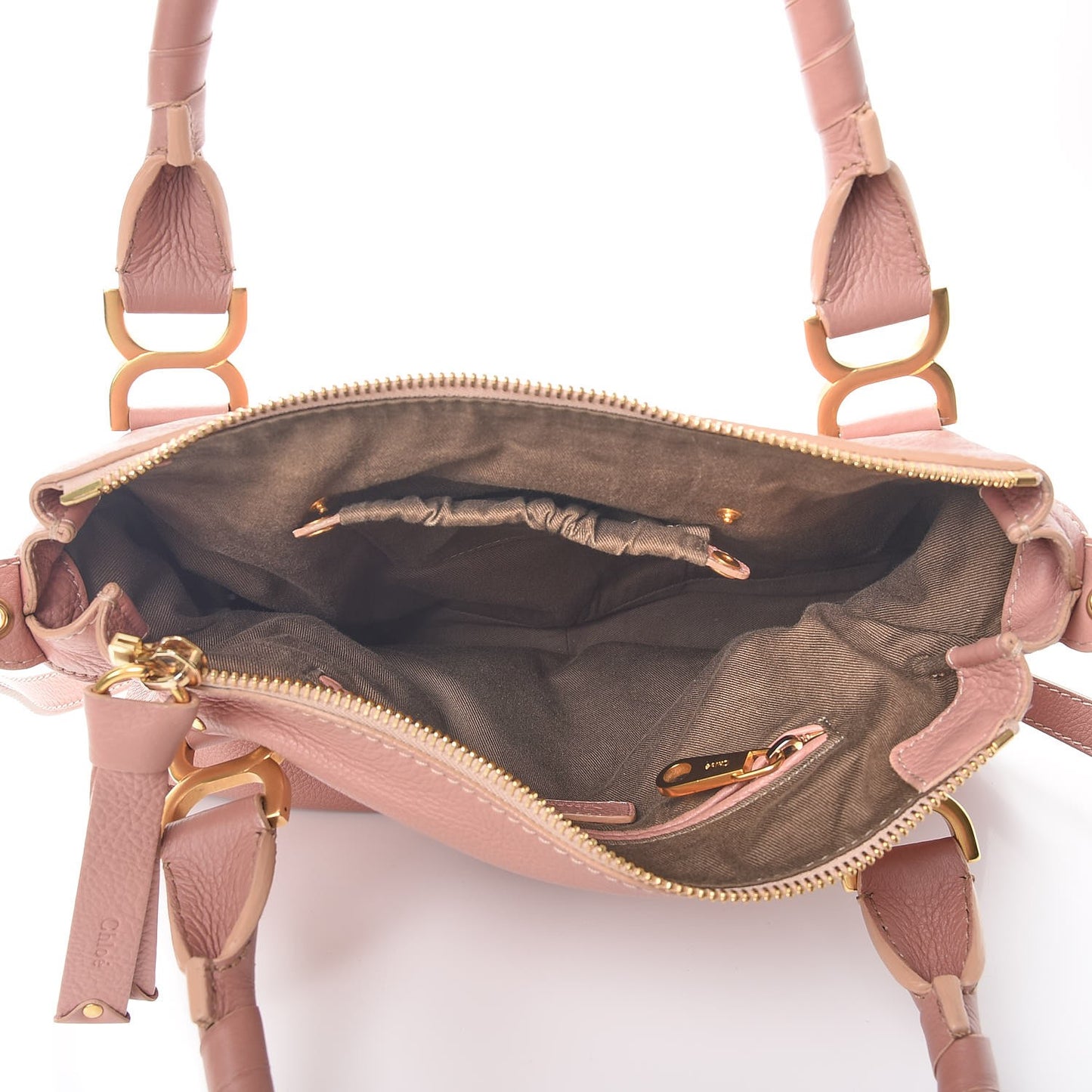 Calfskin Medium Marcie Satchel Anemone Pink