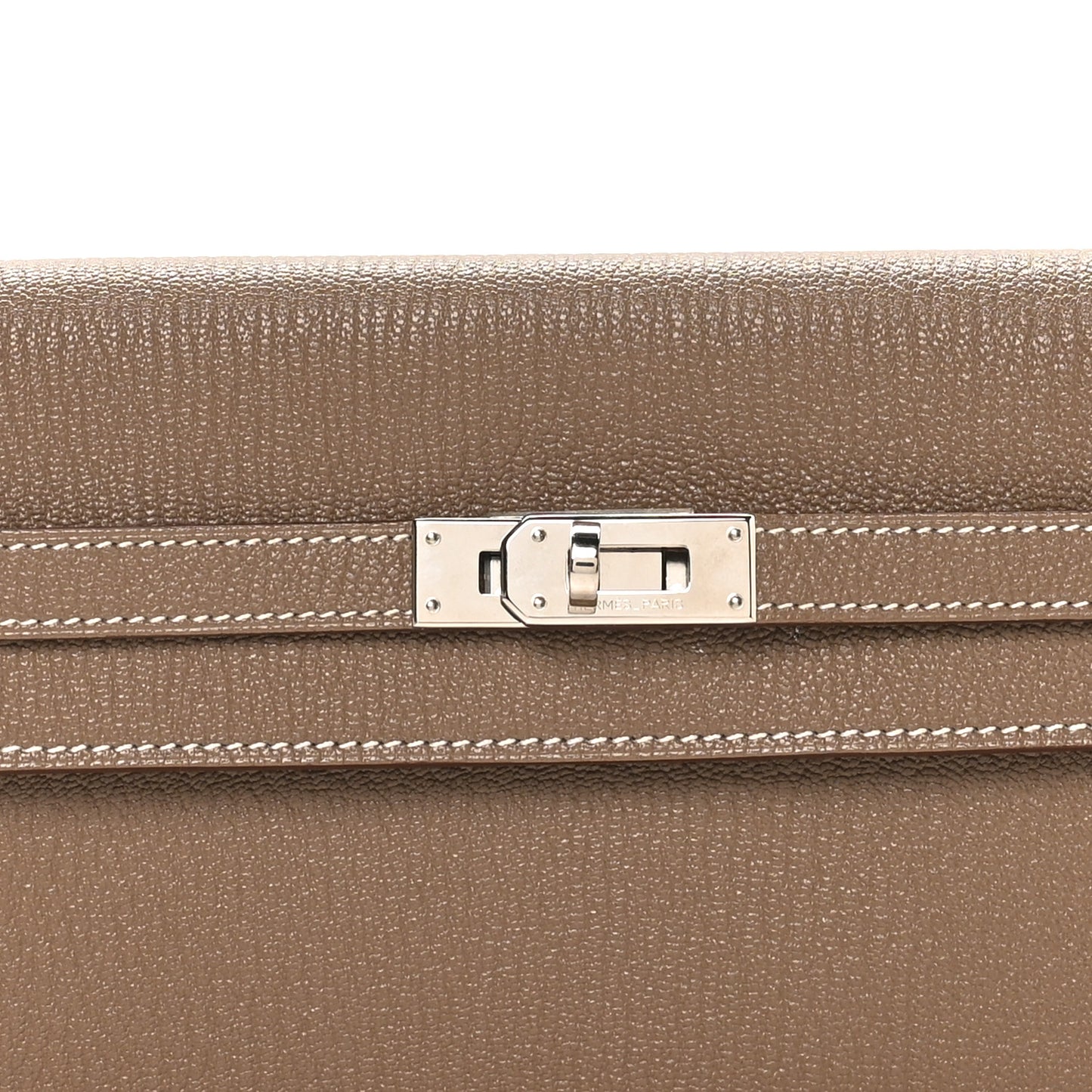 Chevre Mysore Kelly Longue Wallet Etoupe