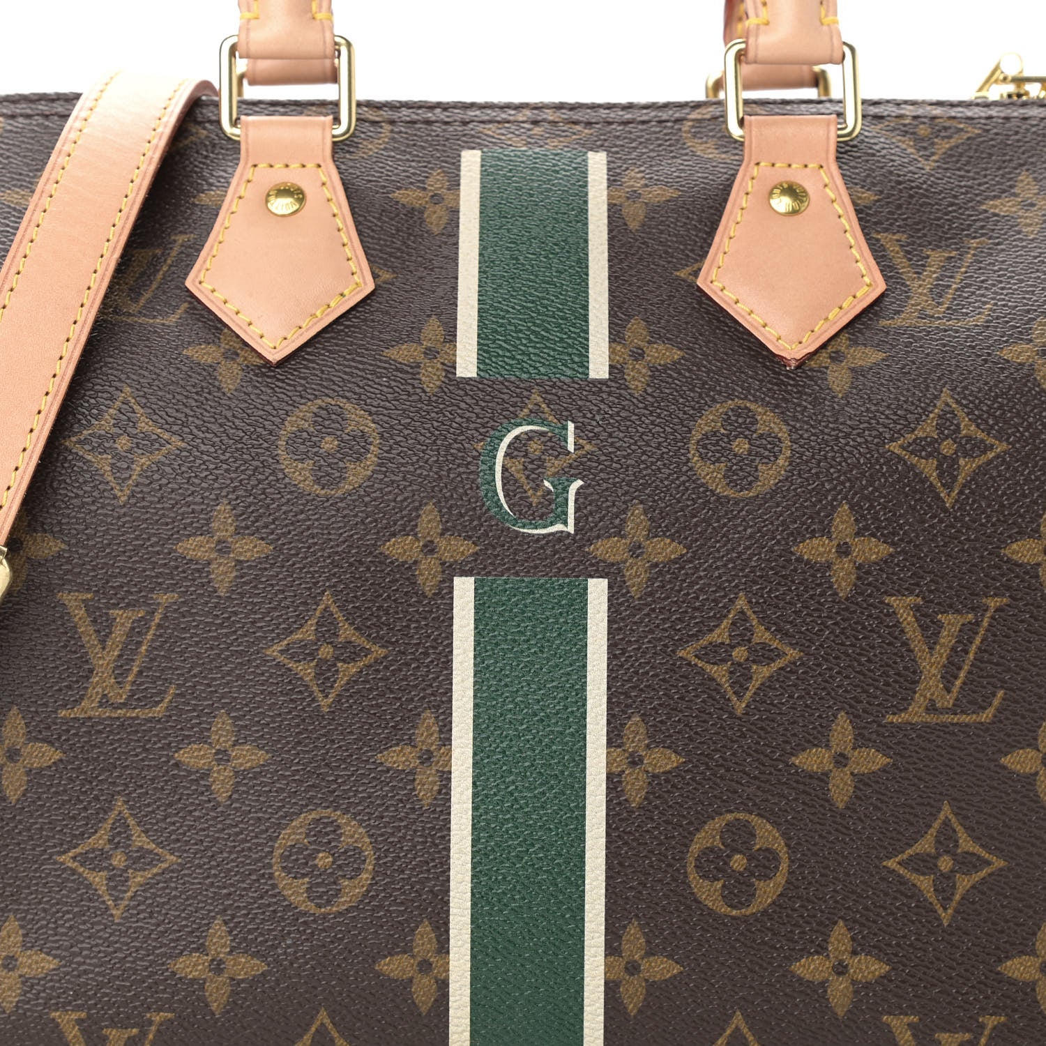 Louis Vuitton Monogram My LV Heritage Speedy Bandouliere 25 Vert Anglais White 8 of 11