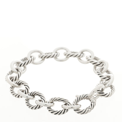 David Yurman Sterling Silver 12mm Large Oval Link Bracelet 2 of 3