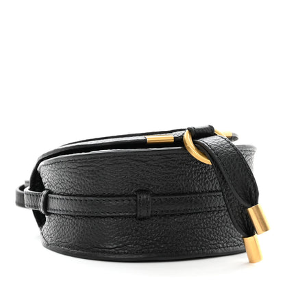 Chloe Calfskin Nano Marcie Saddle Bag Black 4 of 10