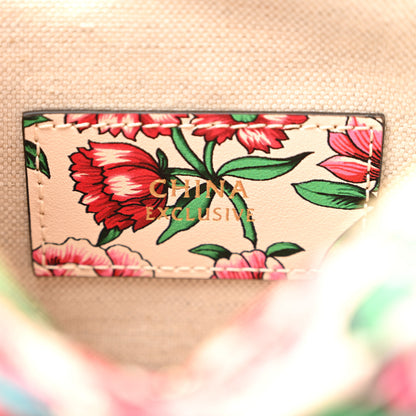 Gucci Matelasse Diagonal Brit Roses Print Mini Interlocking G Heart Shoulder Bag Multicolor 8 of 11