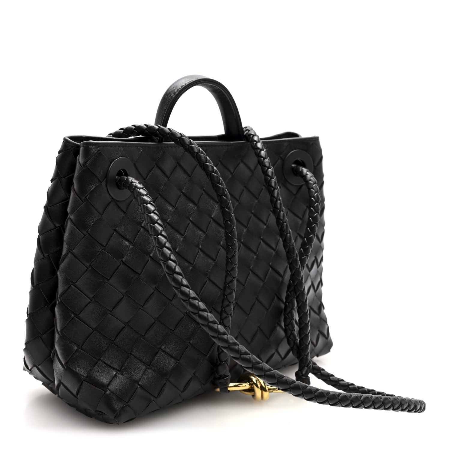 Bottega Veneta Nappa Intrecciato Small Andiamo Shoulder Bag Fondant 3 of 9