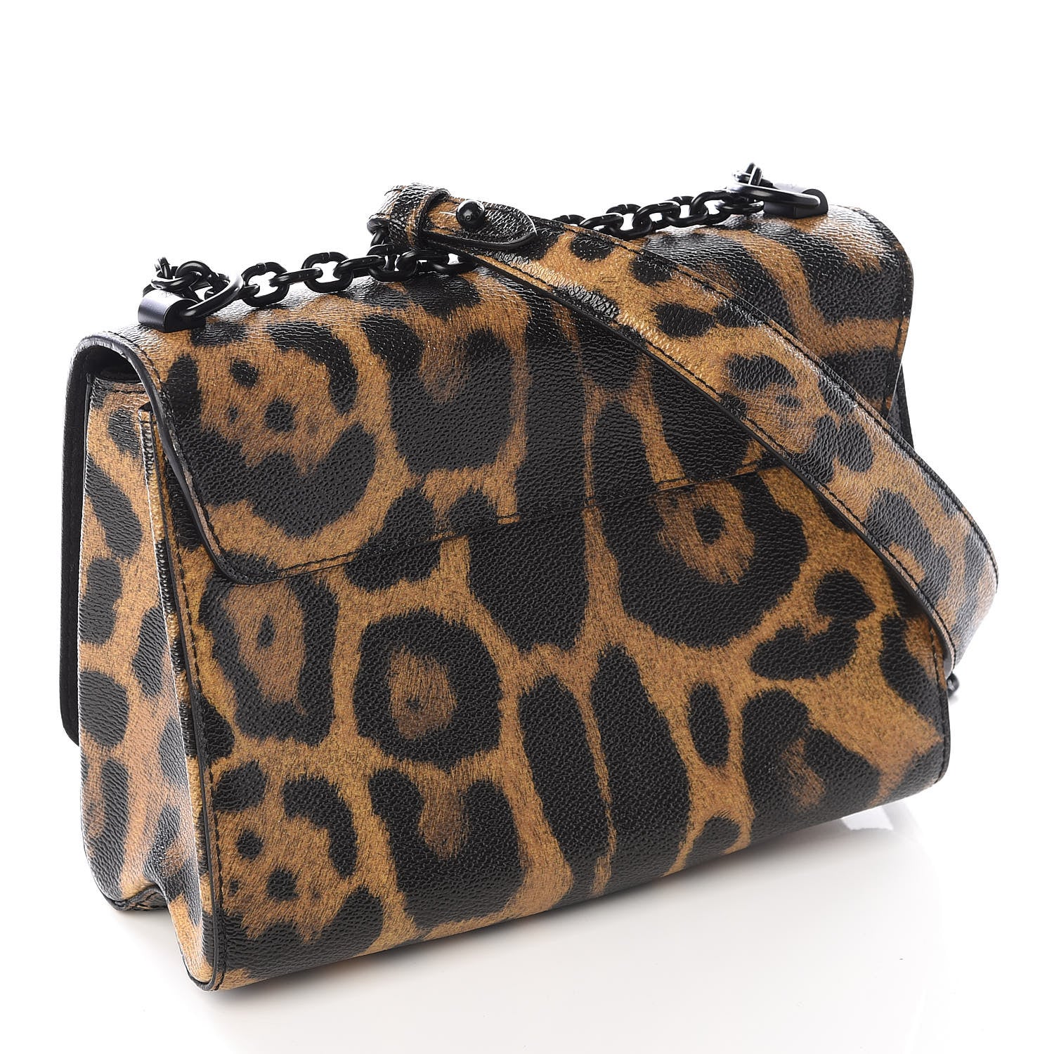Louis Vuitton Calfskin Wild Animal Print Twist Shoulder Bag MM 2 of 8