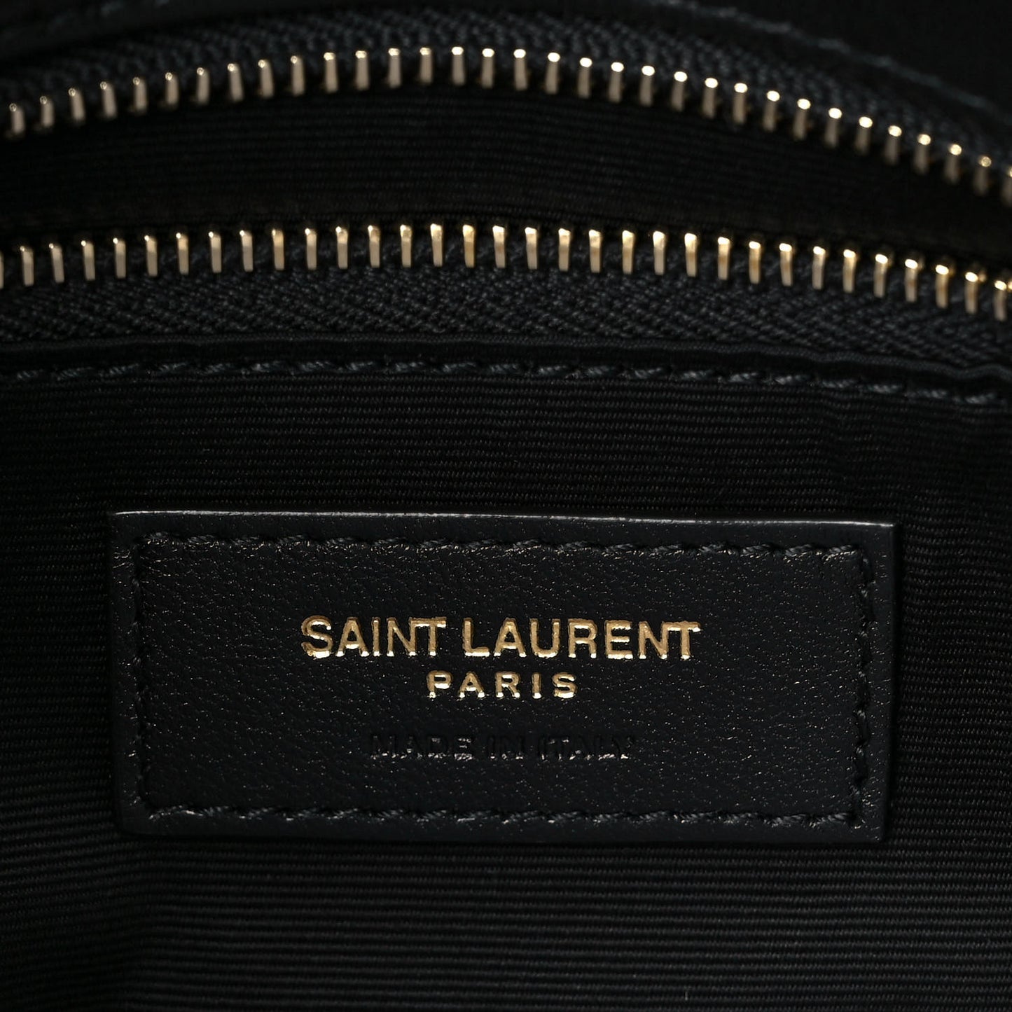 Lambskin Quilted Toy Loulou Puffer Monogram Chain Satchel Black