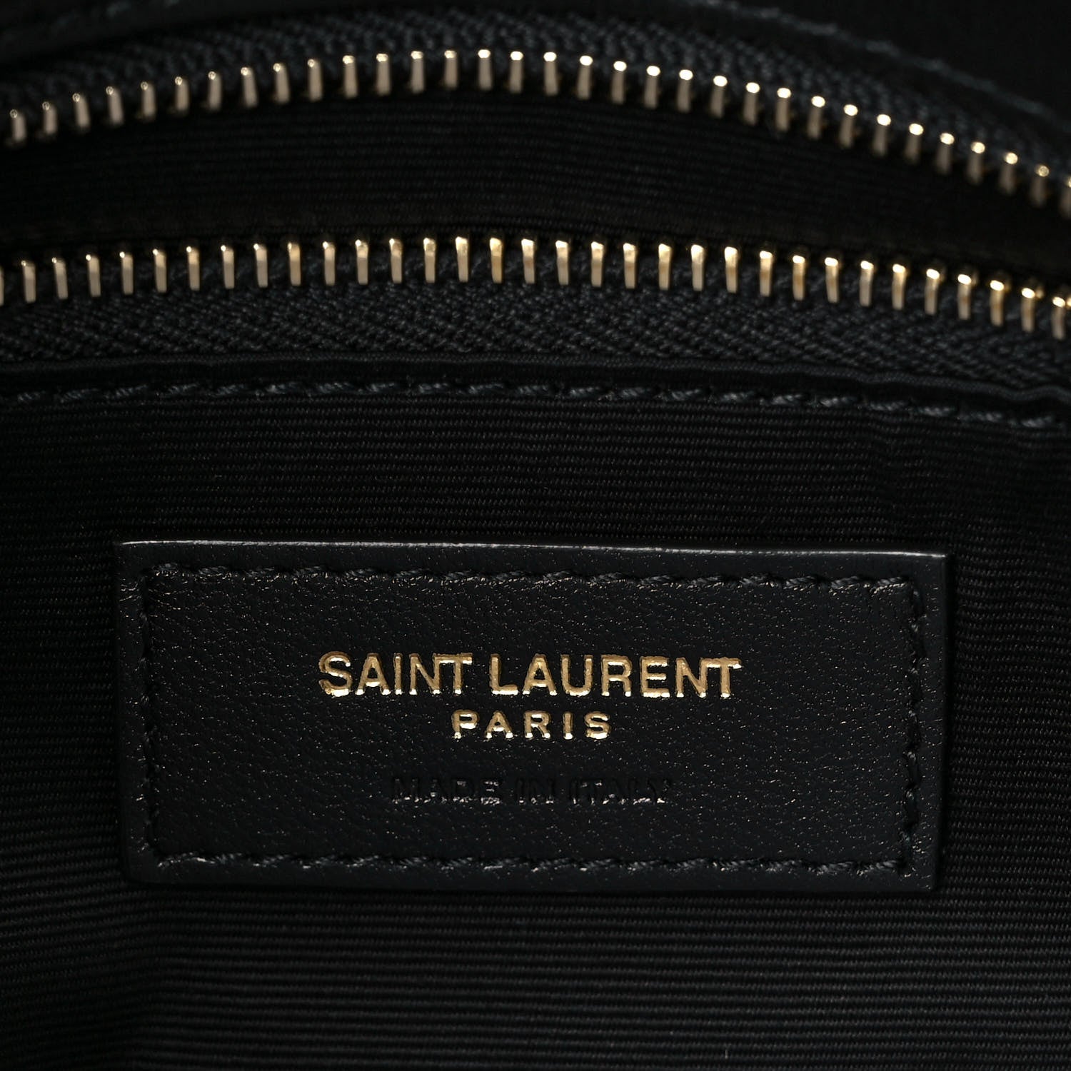 Saint Laurent Lambskin Quilted Toy Loulou Puffer Monogram Chain Satchel Black 6 of 9