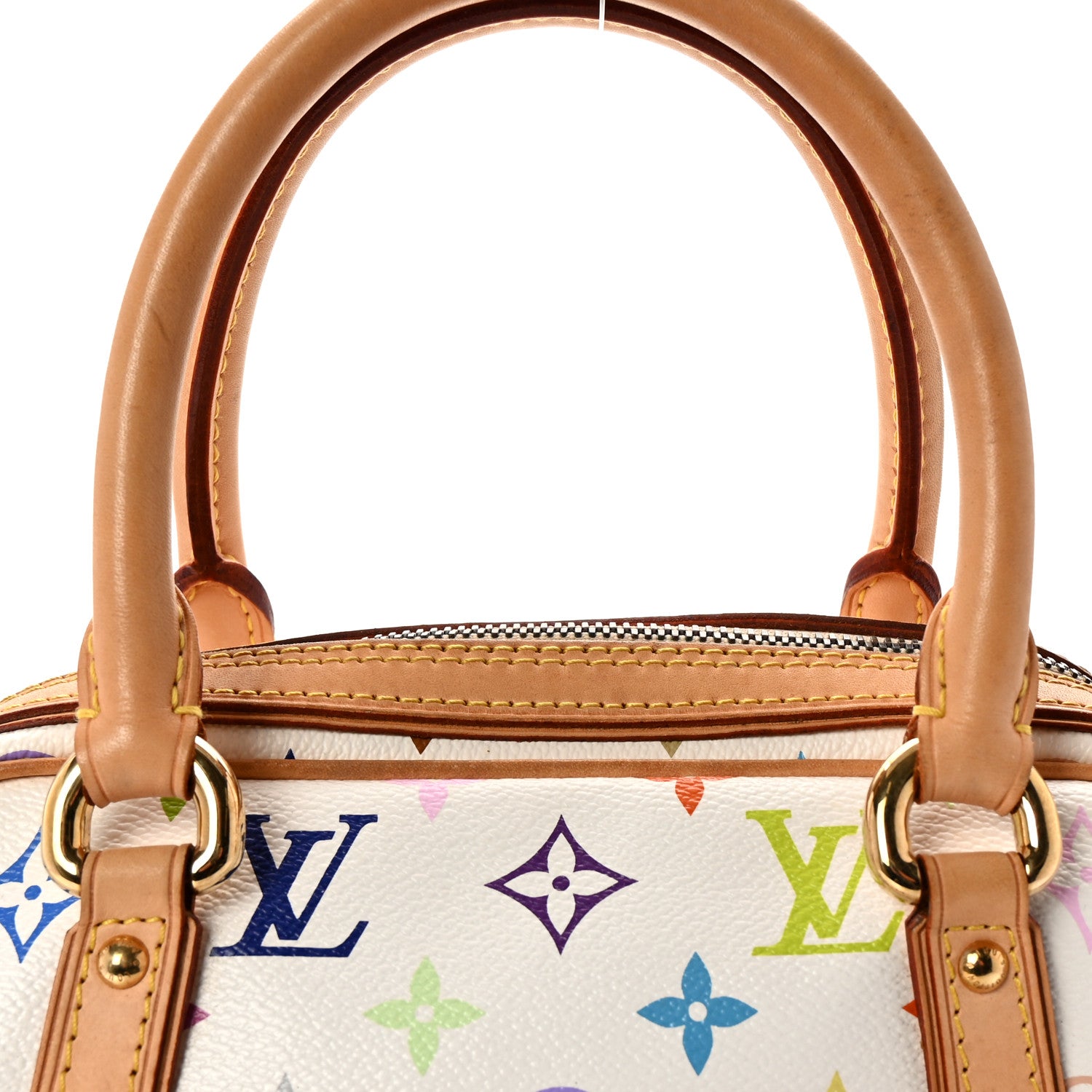 Louis Vuitton Monogram Multicolor Priscilla White 7 of 9