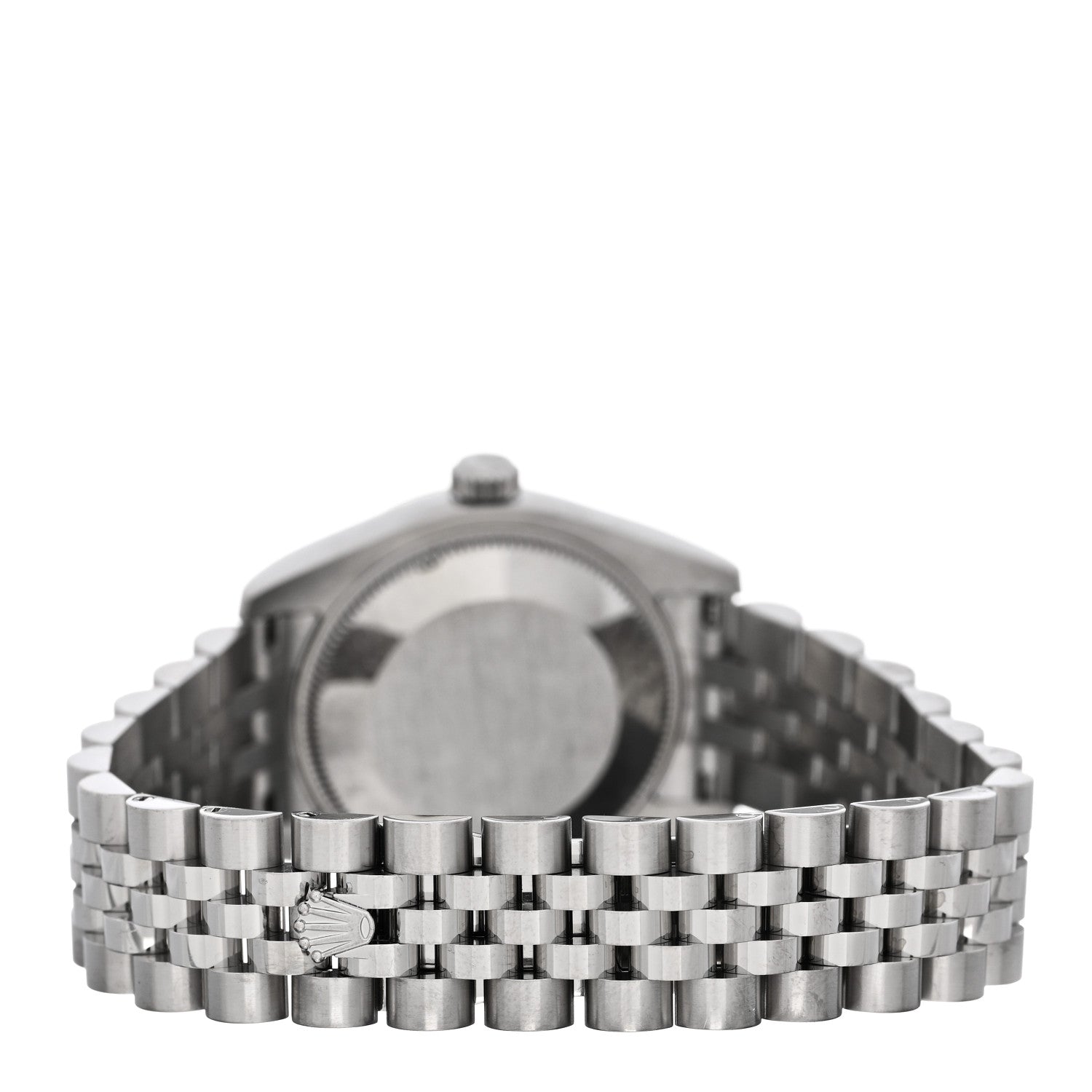 Rolex Stainless Steel 18K White Gold 31mm Oyster Perpetual Datejust Watch Silver Roman 178274 3 of 5