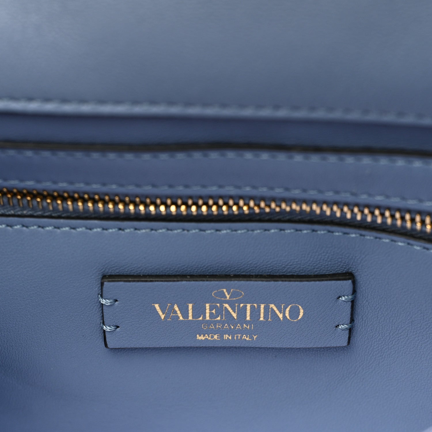Valentino Garavani Nappa Medium Roman Stud Shoulder Bag Niagara 6 of 8