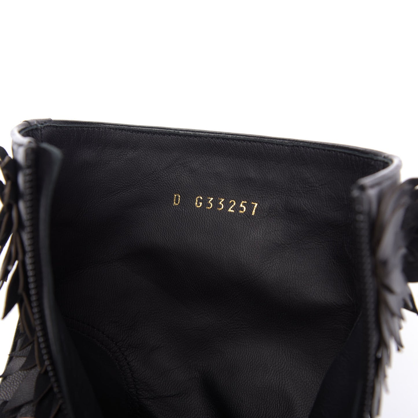 Lambskin CC Short Boots 37.5 Black