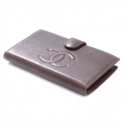Chanel Calfskin Leather CC Wallet Brown 4 of 8