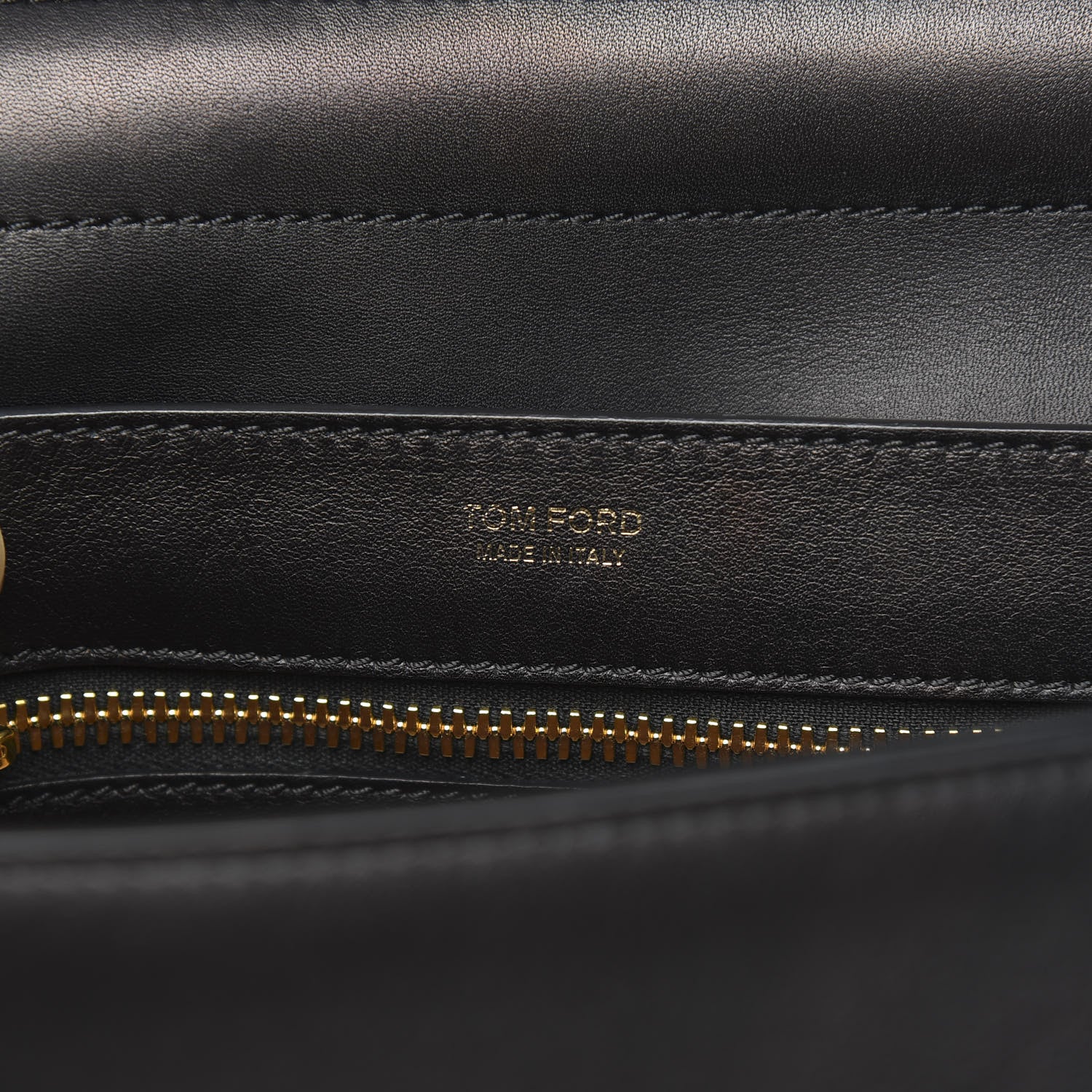 Tom Ford Calfskin Medium Sienna Crossbody Bag Black 7 of 11