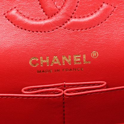 Chanel Caviar Quilted Small Double Flap Red 6 of 9