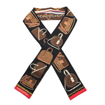Louis Vuitton Silk Monogram Tribute To Bandeau Marron 1 of 5