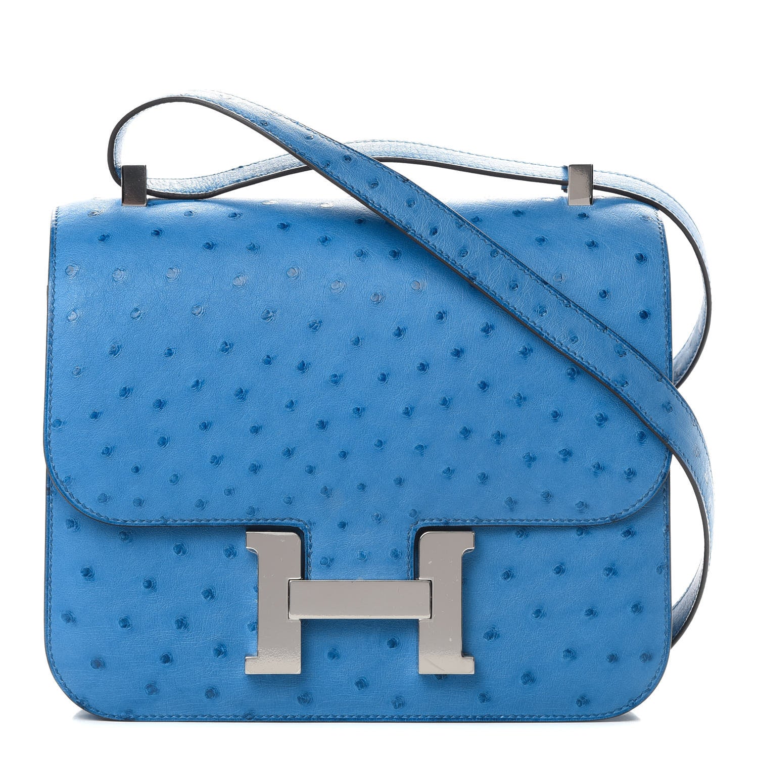 Hermes Ostrich Constance 24 Mykonos 1 of 11