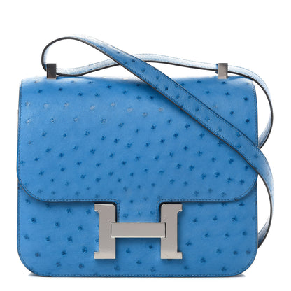 Hermes Ostrich Constance 24 Mykonos 1 of 11