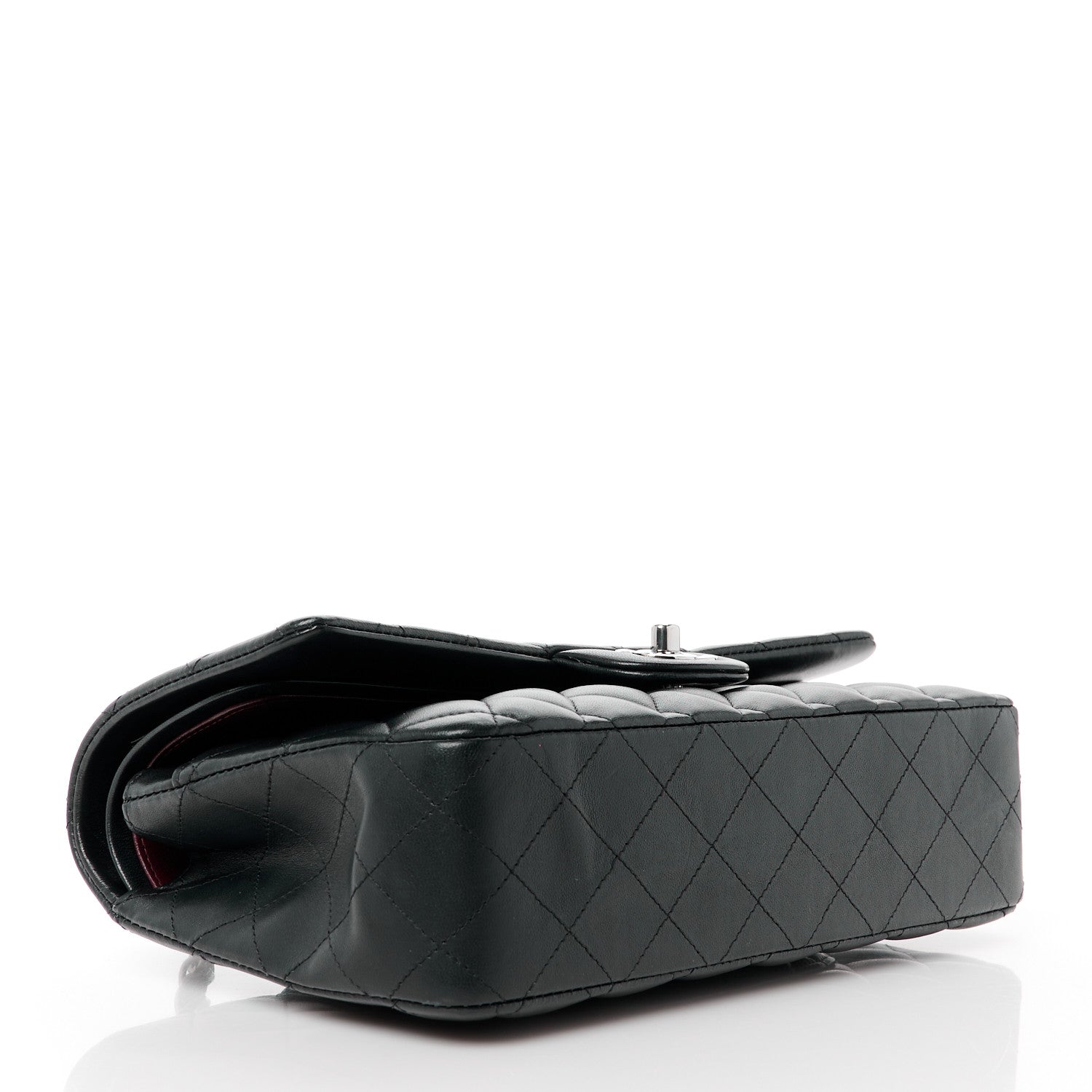 Chanel Lambskin Quilted Medium Double Flap Black 5 of 12