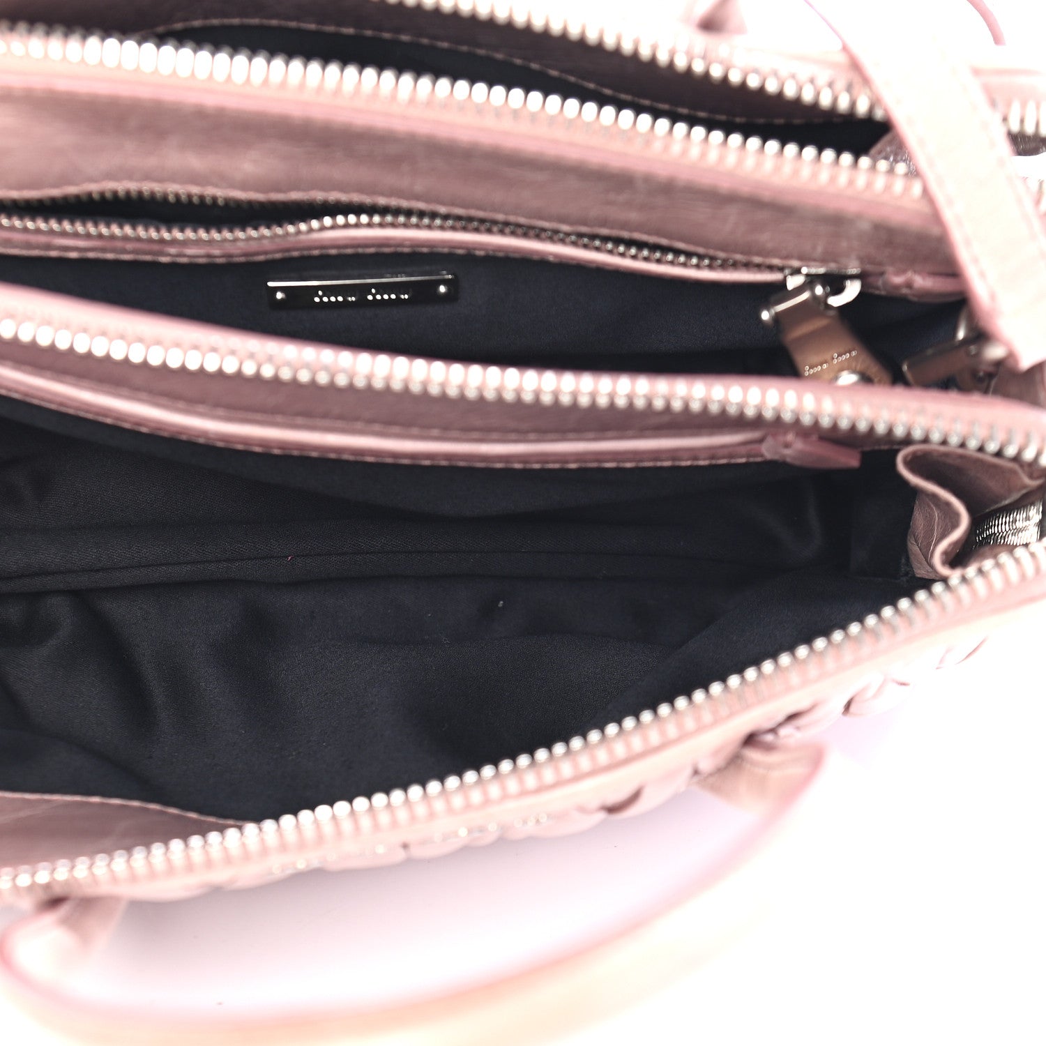 Miu Miu Nappa Matelasse Lux Mini Crossbody Tote Mughetto 4 of 9