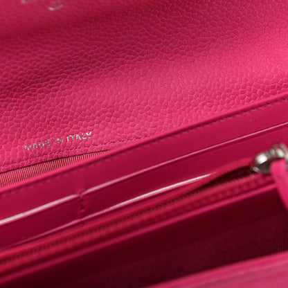Chanel Iridescent Caviar Quilted Large Flap Wallet Pink 7 of 9