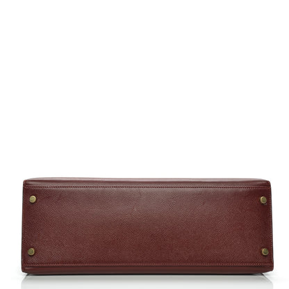Hermes Courchevel Kelly Sellier 35 Rouge H 10 of 27