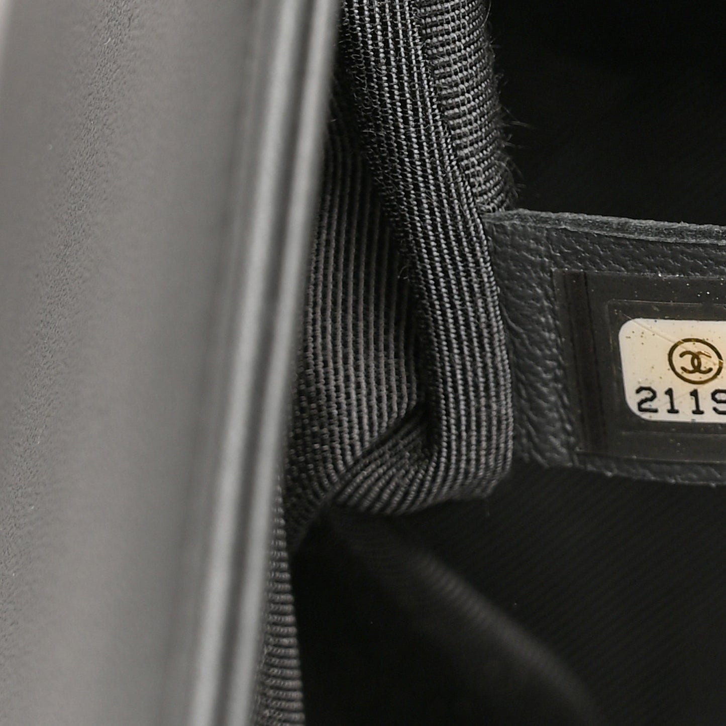 Lambskin Quilted Medium Boy Flap Dark Grey