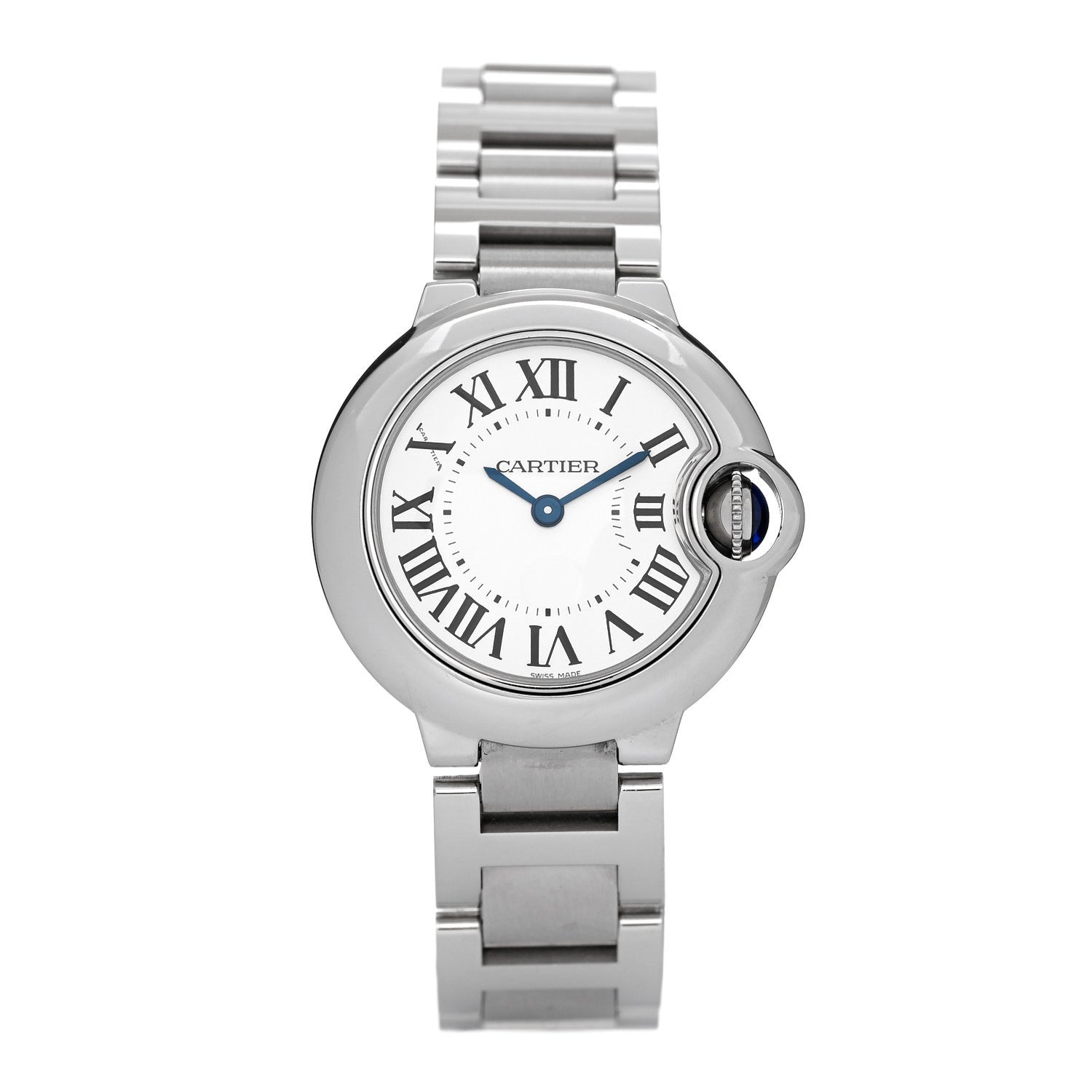 Cartier Stainless Steel 28mm Ballon Bleu De Cartier Quartz Watch 1 of 5