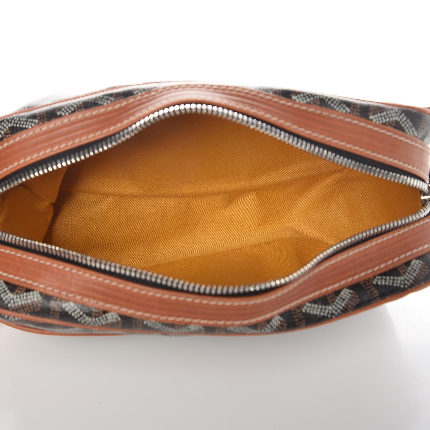 Goyardine Amacapvert Crossbody Bag Black Gold