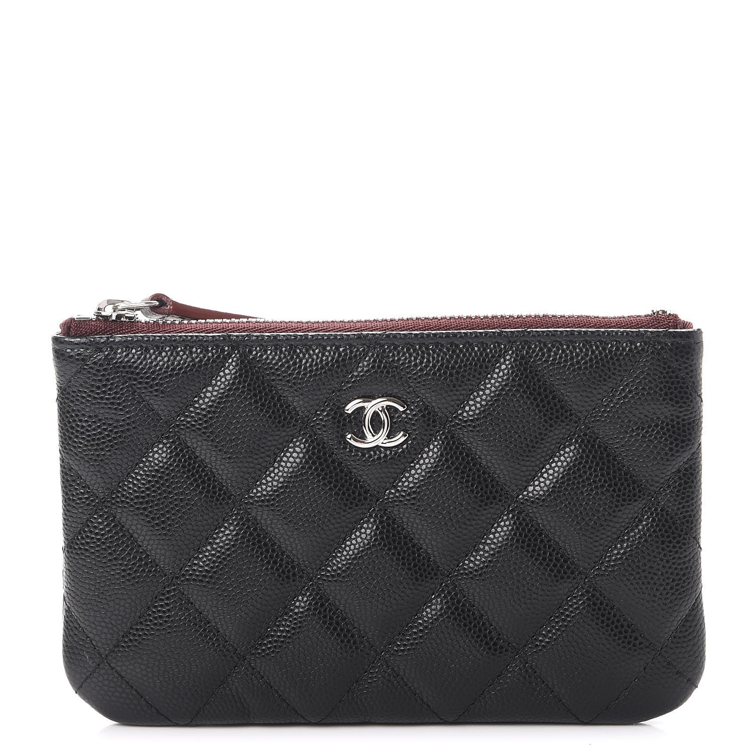 Chanel Caviar Quilted Small Cosmetic Case Black 1 of 7