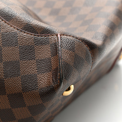 Louis Vuitton Damier Ebene Caissa Hobo Cherry 15 of 20