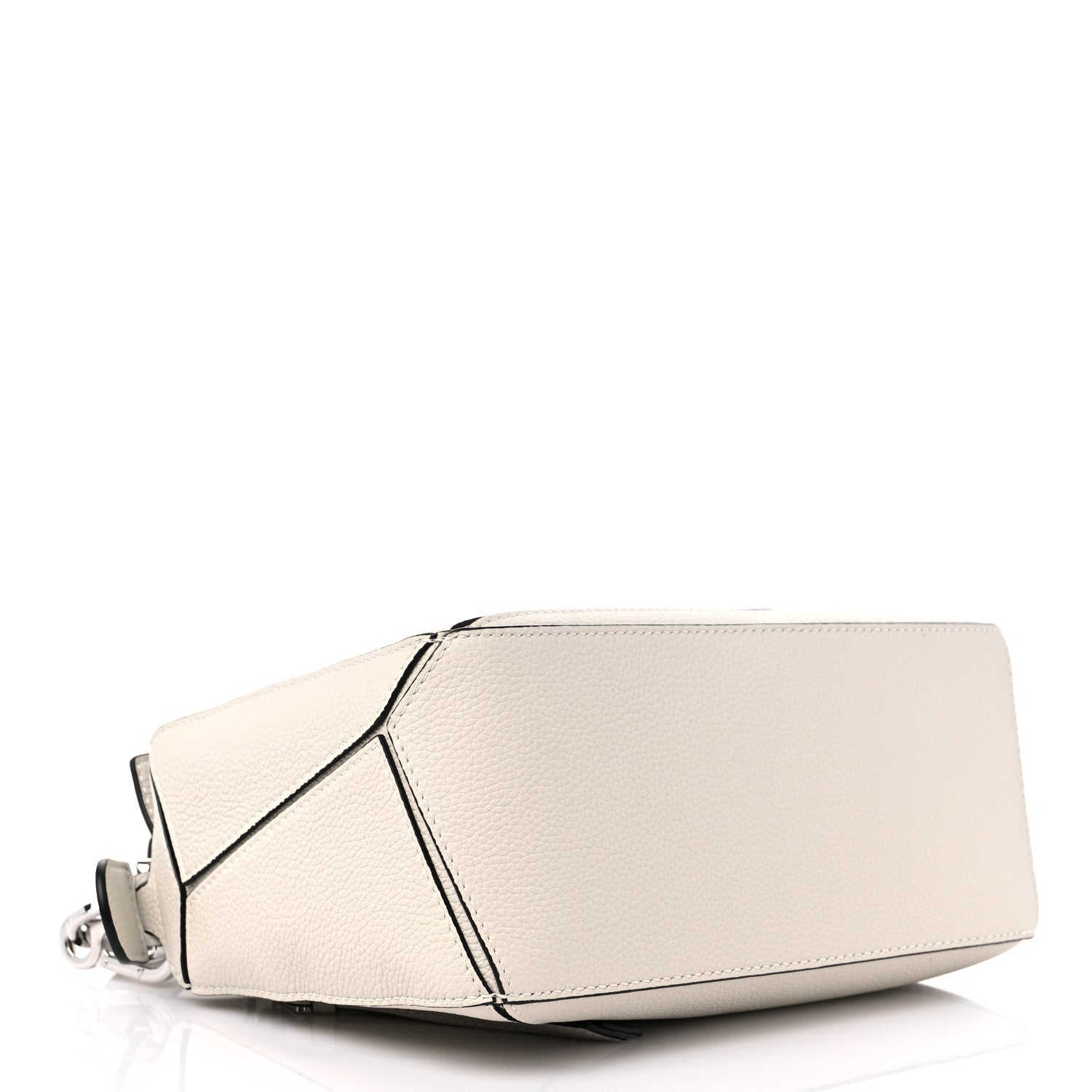 Loewe Grained Calfskin Small Puzzle Bag Soft White 4 of 9