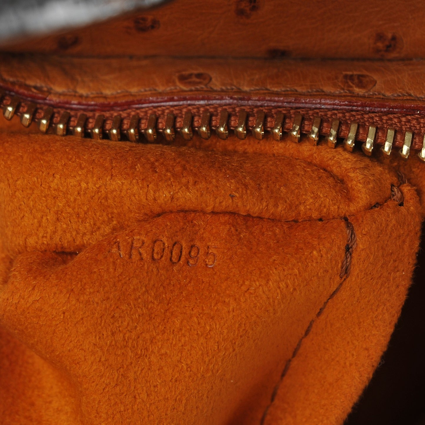 Monogram Ostrich Macha Waltz